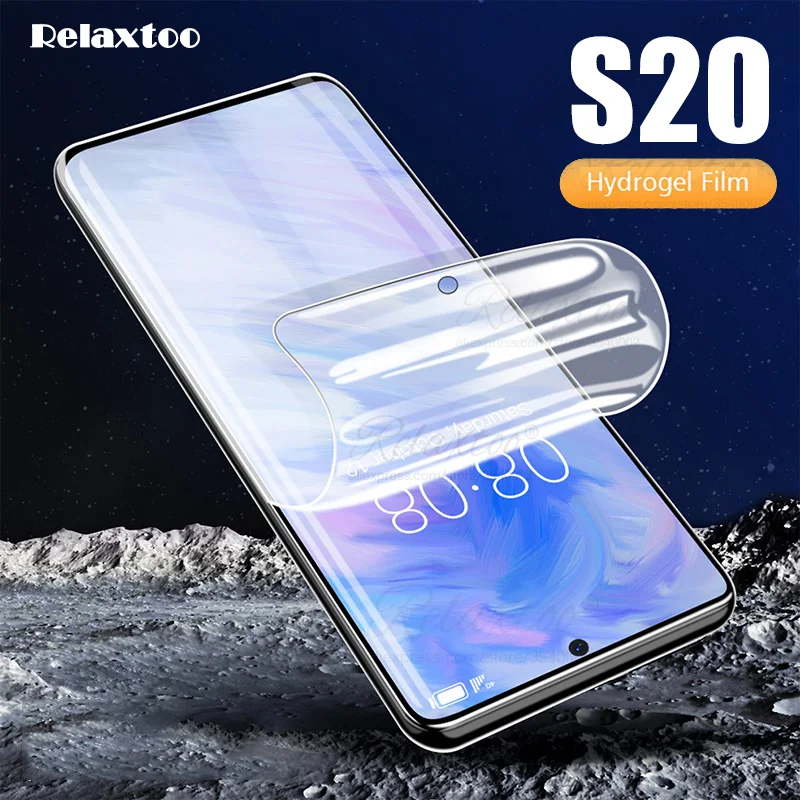 

protective soft Hydrogel tempered Film for Samsung Galaxy S20 Plus Ultra Screen protector glass on for samsun s 20 s20+ s20ultra
