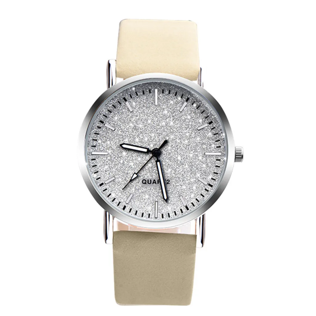 Reloj mujer модные студенческие часы кожаные простые женские 2019 черные наручные с
