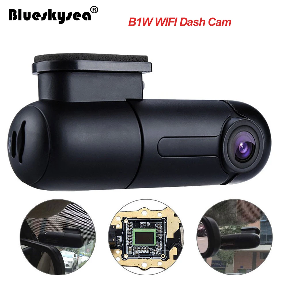 Автомобильный мини видеорегистратор Blueskysea 1080P Full HD Wi Fi b1w|Видеорегистраторы| |