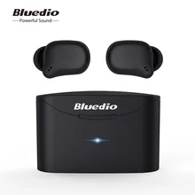 Bluedio Bluetooth наушники TWS беспроводные наушники T-elf 2 Водонепроницаемая Спортивная гарнитура беспроводные наушники в ухо зарядная коробка