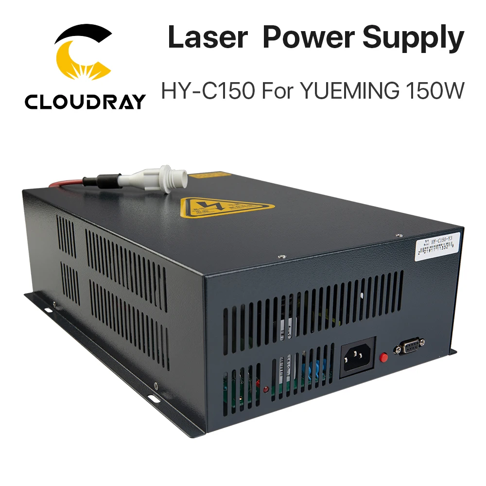 Cloudray HY-C150 CO2 레이저 전원 공급 장치, YUEMING 조각 및 절단기용, 150W 