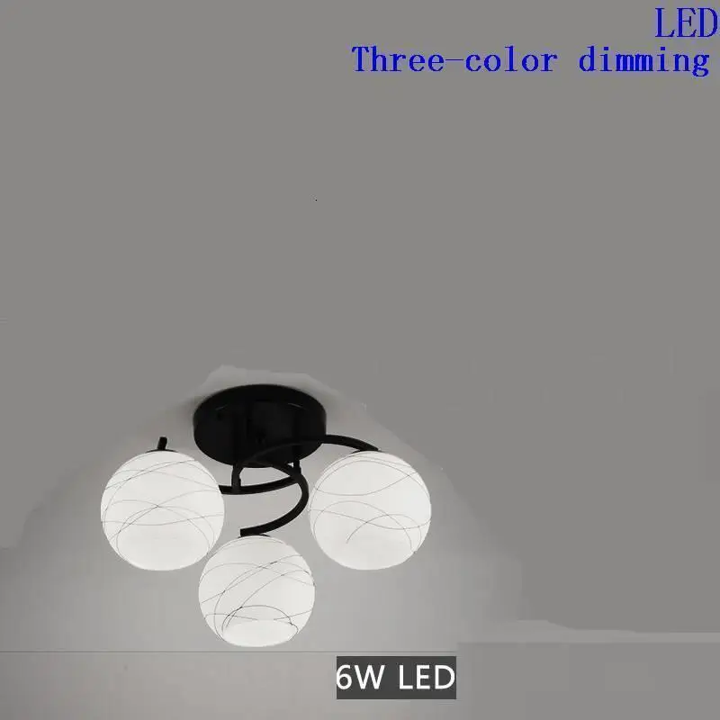 Lampen современный Lampada для п Luminaria De Teto Гостиная светильник светильники черный потолочный светильник