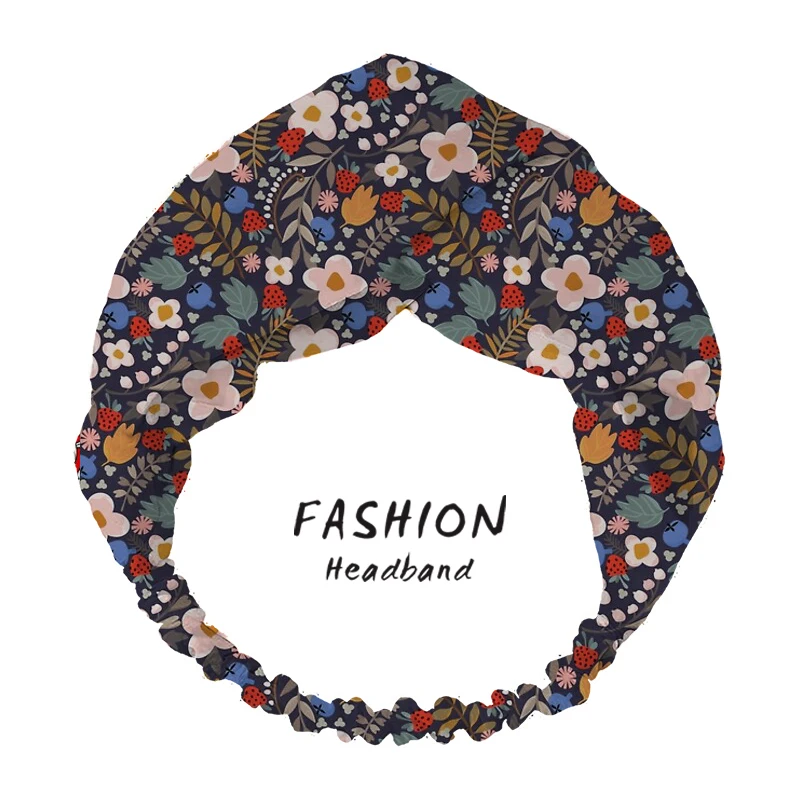

2021 New Fashion Summer Hair Bands Wash Face Bow Headbands for Women Girls Bohemian Hairbands Headwear Turbans Hair Accessories