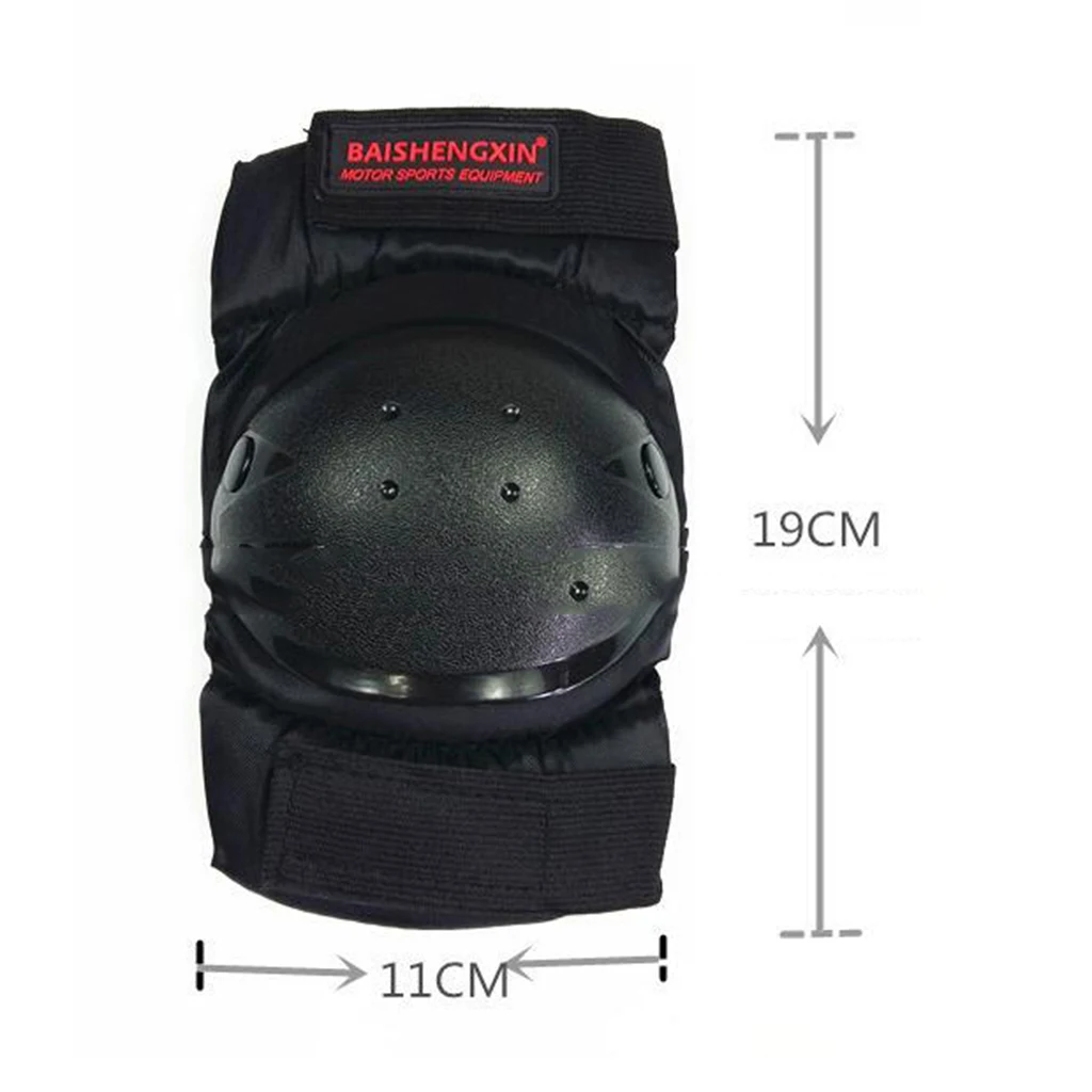 Motorcycle Multi-Sport 2 Elbow Protector & 2 Knee Pad Safety Set