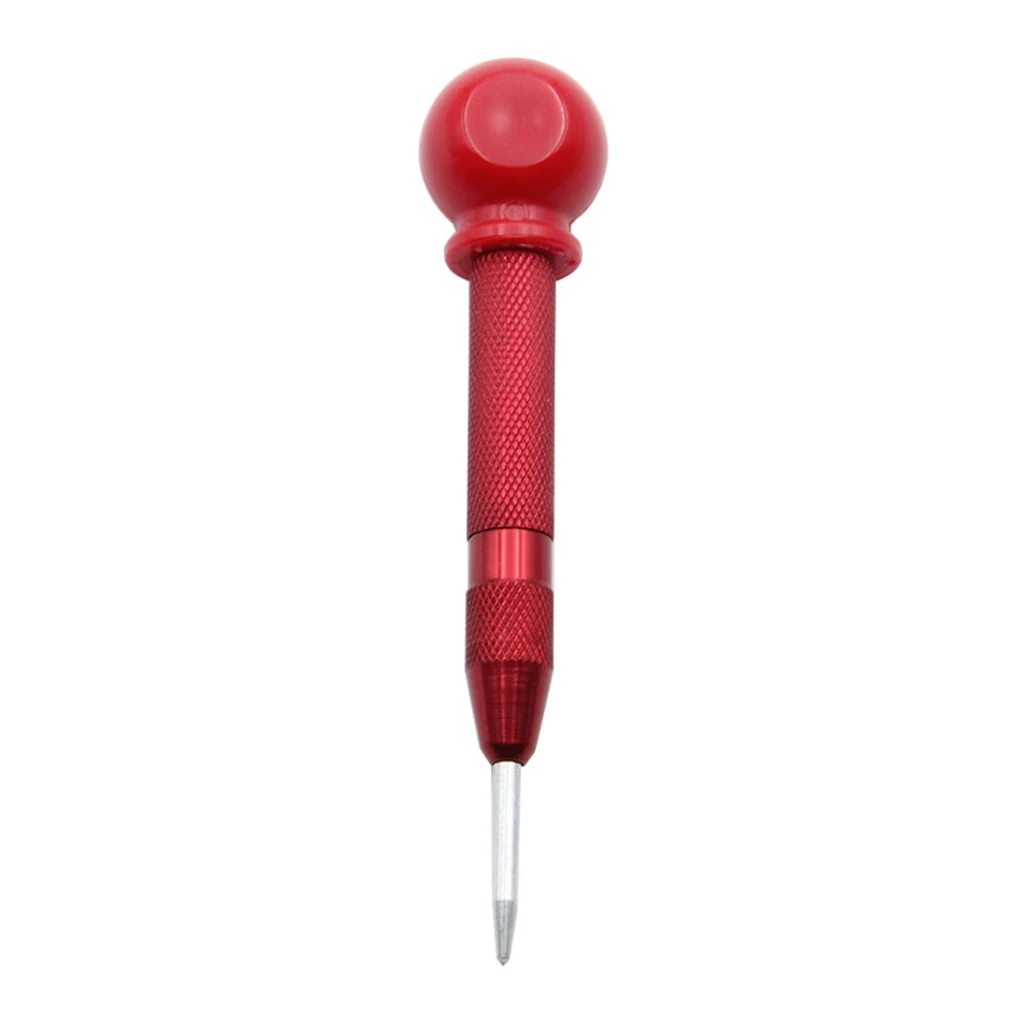 5 Inch Automatic Center Pin Punch Spring Loaded Marking Starting Holes Tool Wood Press Dent Woodwork Tool Drill Bit