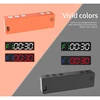 Portable Gym Timer Interval Timer Workout Fitness Clock Countdown/UP/Stopwatch Magnetic & USB Rechargable 4 Types 5