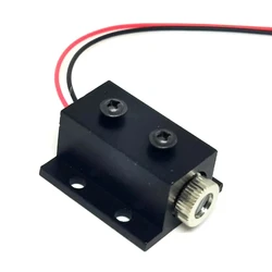 Support de dissipateur de chaleur à tête focalisable 3V 5V w, Module Diode Laser, croix à points, lumières rouges 650nm 10mw 12x30mm 