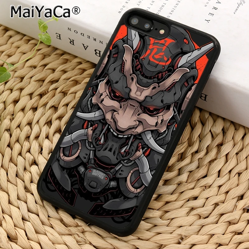 Maiyaca Japanese Oni Hannya Demon Mask Cool Phone Case For Iphone 14s 5