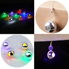 Светодиодный, в форме сердца, красивые украшения, модные светящиеся серьги, светодиодный, светящиеся серьги, цинковый сплав, креативный тренд, Новинка