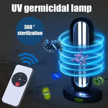 

UV lamp Quartz Germicidal Disinfection 38W UVC CFL Ozone LED Light bulb Ultraviolet Sterilizer bacterial Kill Mite Home lamp