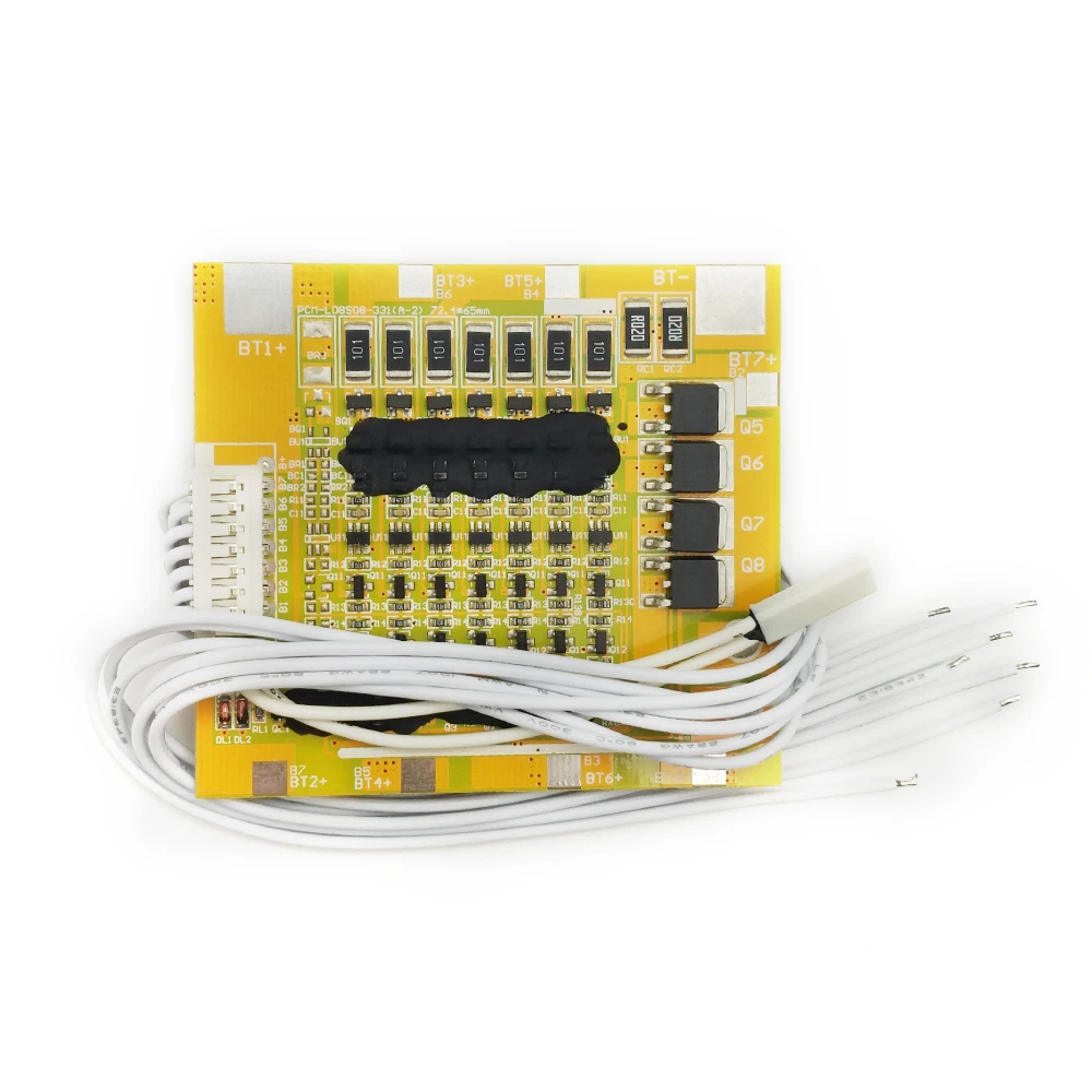 

PCM-L08S08-331 (A1) (8S) Индивидуальный PCM BMS защитный модуль для литий-ионного литий-полимерного аккумулятора