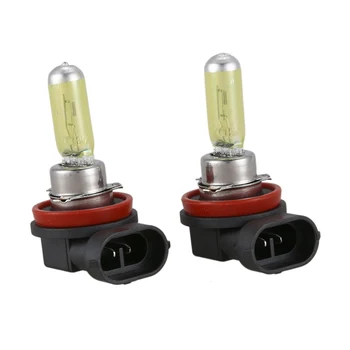 

Fashion2x H11 55W 3000k Golden Yellow Xenon HID Halogen Light Fog Lamp Bulb Headlight