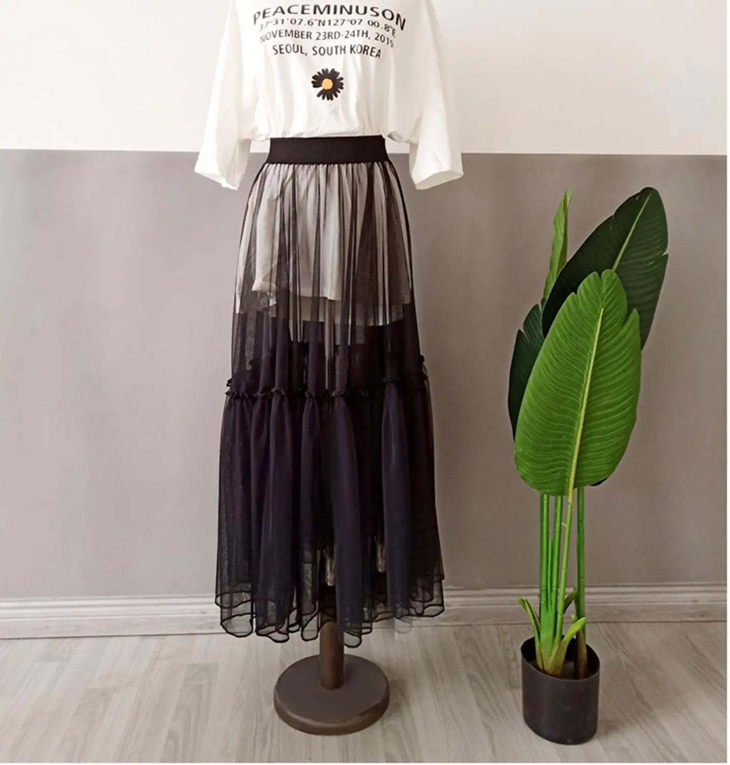 Circle Skirt Women's Midi Skater Skirt Suede Skirt Linen Full