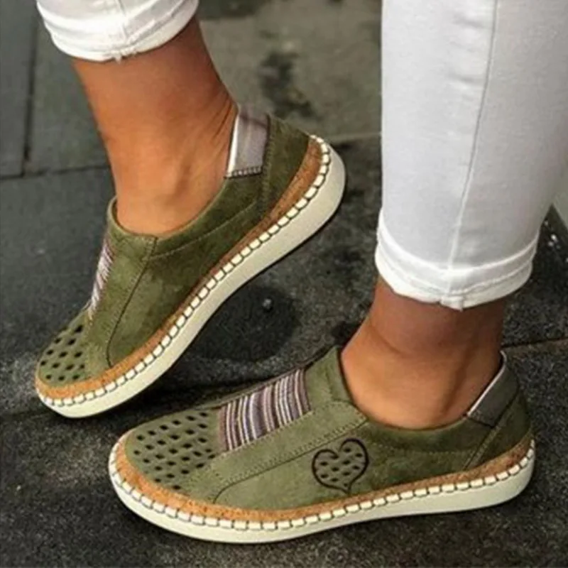 

Shoes Sneakers Woman 2019 Leer Loafers Casual Schoenen Vrouwen Slip-On Sneaker Comfortabele Loafers Zapatos De Mujer