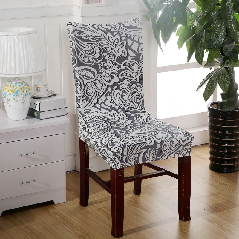 Print Flowers Universal Size Chair Cover Classic Chair Covers Seat Cover For Home Dining Room Weddings Hotel Party Banquet Chair Cover Aliexpress