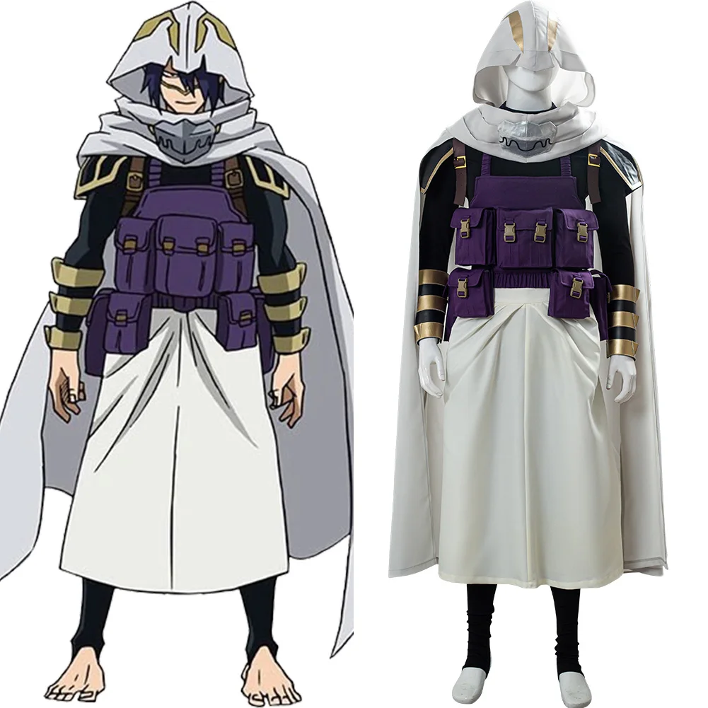 Boku no Hero My Academia Tamaki Amajiki Cosplay Costume Hooded Cloak Uniform Suit Halloween Carnival men | Тематическая одежда и