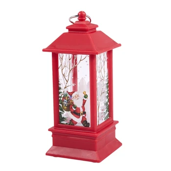 

Big deal Christmas LED Glow Flame Candlestick Wind Light Decorative Ornaments,Santa Claus Red