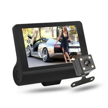

Detector Car Camera Recorder Driving Driver gadget 4'' HD 1080P Dash Cam