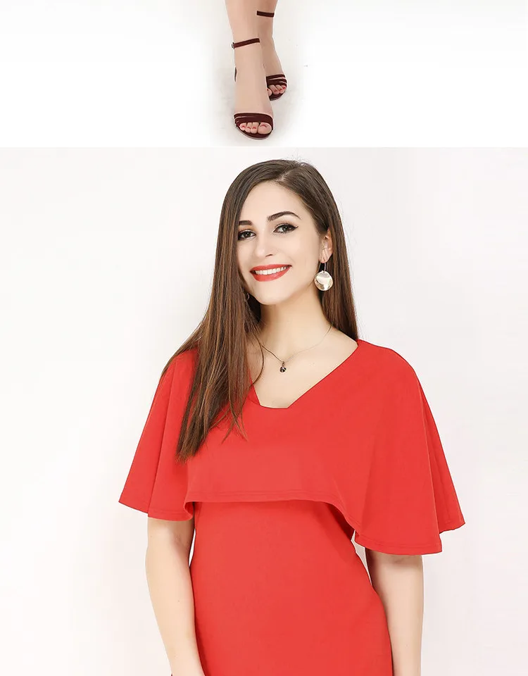 TUHAO, Элегантные Многослойные женские летние платья с оборками, 8XL, 7XL, 6XL размера плюс, красное платье для ночного клуба, женские свободные сексуальные платья для вечеринок