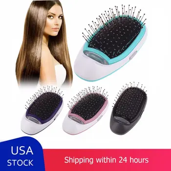 

Ionic Electric Hairbrush Portable Electric Ionic Hairbrush Negative Ions Hair Comb Brush Hair Modeling Styling Magic Hairbrush