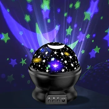 

NEW Star Moon Galaxy Starry Sky Projector 360 Degree Rotating LED Projector Bedroom Decor Night Lamp for Children Kids Gifts