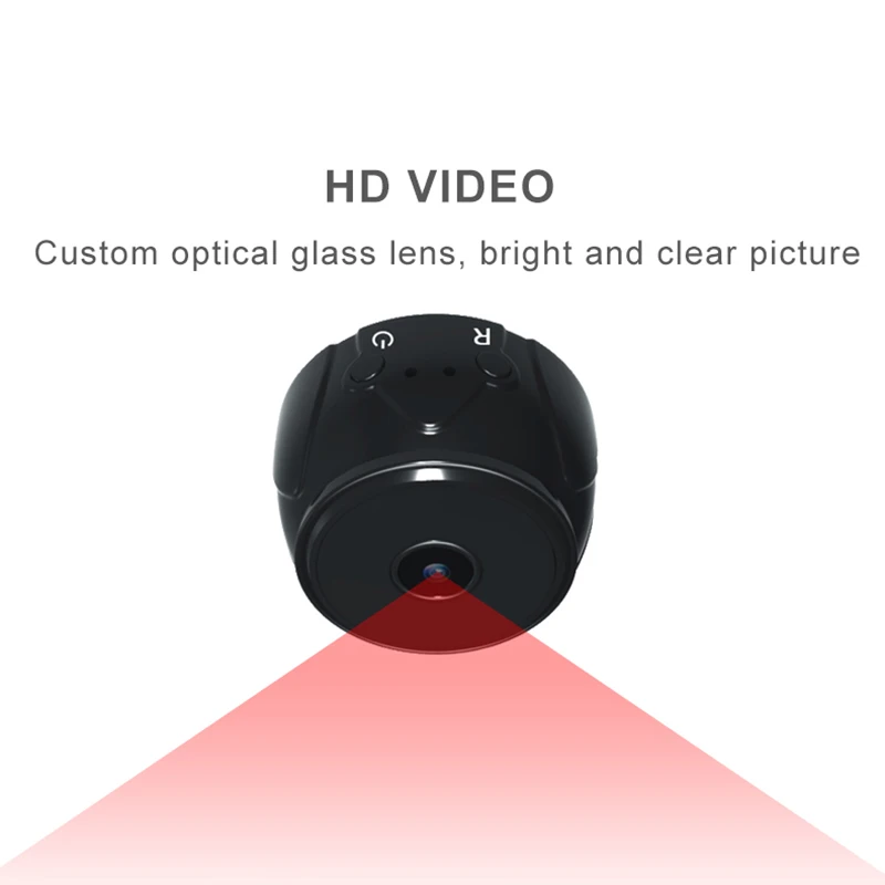 WD8 Wifi Mini Camera HD 720P Wireless IP Small Camera Night-Vision Video Recorder Micro-Cam Motion Detection App Remote