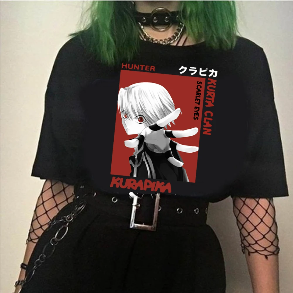 Hunter X Kurapika Harajuku Anime Cosplay Women Streetwear T-shirt | Мужская одежда