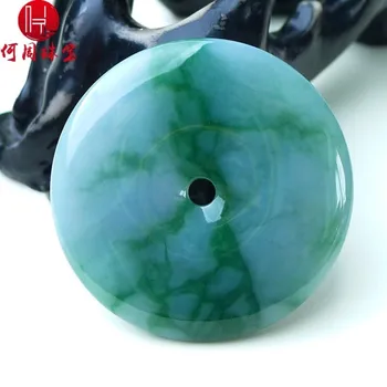 

Hezhou jewelry!Myanmar natural jade!Exquisite hand carving!Secure the pendant!Exquisite workmanship!25.50g