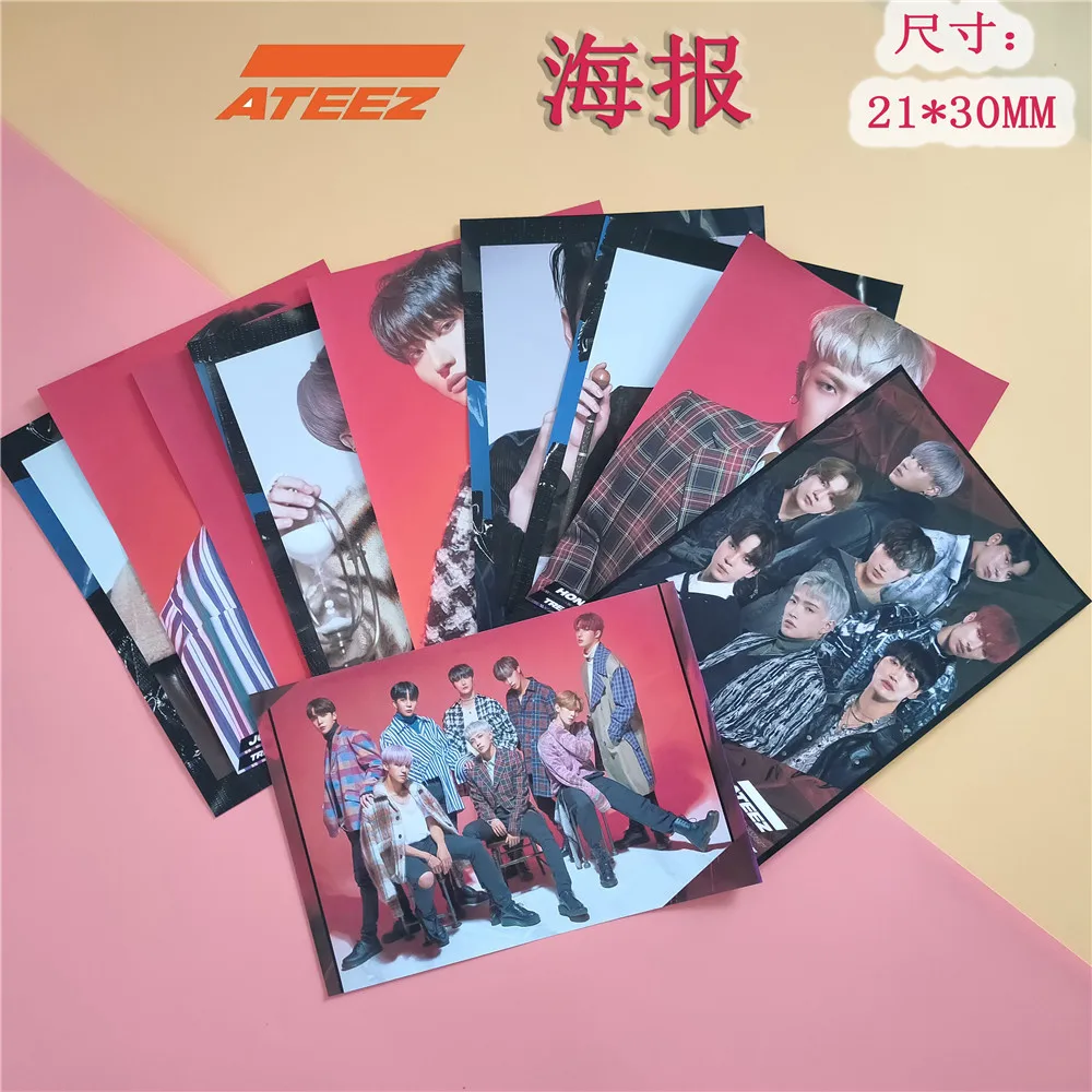 2 шт./компл. наклейка для постеров Kpop atoez новый альбом TREASURE EP.MAP ответа на постер