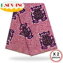 Анкара африканская восковая печатная ткань 12 ярдов Хлопок Воск Гана воск нигерийский стиль для шитья африканские платья одежда 111843