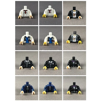 

mini figures body Building Blocks Accessories Chef clothes Doctor costume Business suit Dress up Weapons Bricks Toy for Children