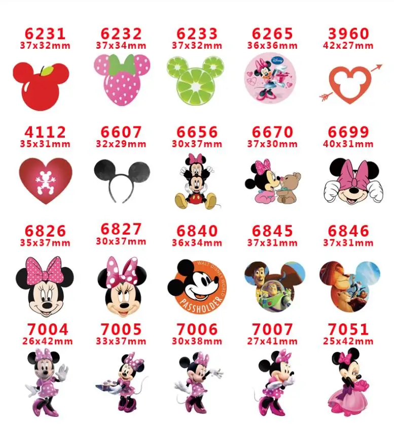 

Mickey Minnie Kawaii Resin for Hair Bows Snack cartoon character flat back planar resin Crafts for DIY Phone Decorations .FQ6231