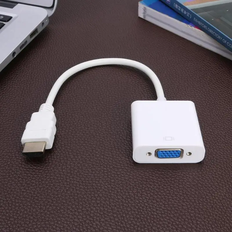  Hdmi Al Cavo Del Vga Convertitore Analogico Digitale di Hd 1080 P con Audio Interfaccia di 3.5 Mm p