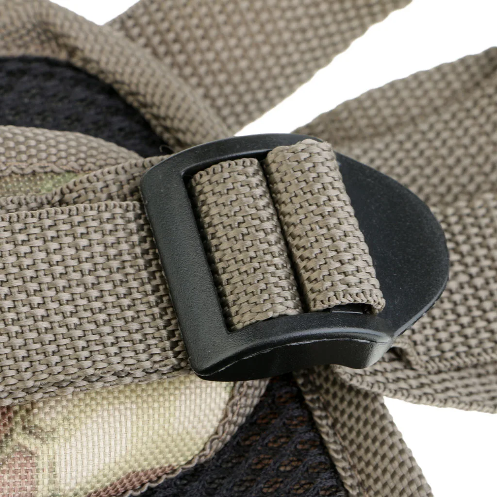 Modular Oxford H-Harness Molle Vest Suspenders for Battle Belt CP 5 Colors Tactical Vest for Camping 