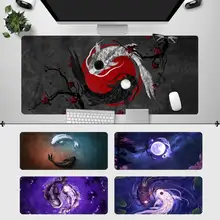 

Pattern Last Airbender Fish Yin Yang Gaming MousePad PC Laptop Gamer Mousepad Anime Antislip Mat Keyboard Desk Mat For LOL/CS GO