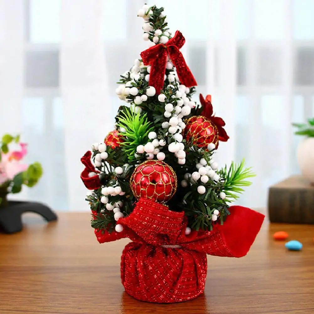 

Mini Christmas Tree Artificial Christmas Tree New Year Mall Showcase Decorations Dining Table Decor Xmas adornos de navidad