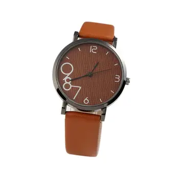 

HobbyLane Women Chic Casual Leather Strap All-match Quartz Watch