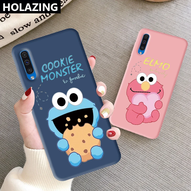 Цветной силиконовый чехол для Samsung Galaxy A10 A20 A20S A50S A30 A30S A10S A70 M30 мультяшный с