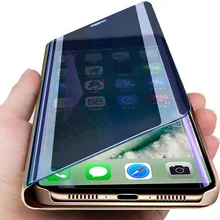 Умный зеркальный флип-чехол для huawei Y9 Prime, чехлы для huawei Y5 Y6 Y7 Y9 Y 5 6 7 9 Pro P Smart Z Cover Capa Fundas