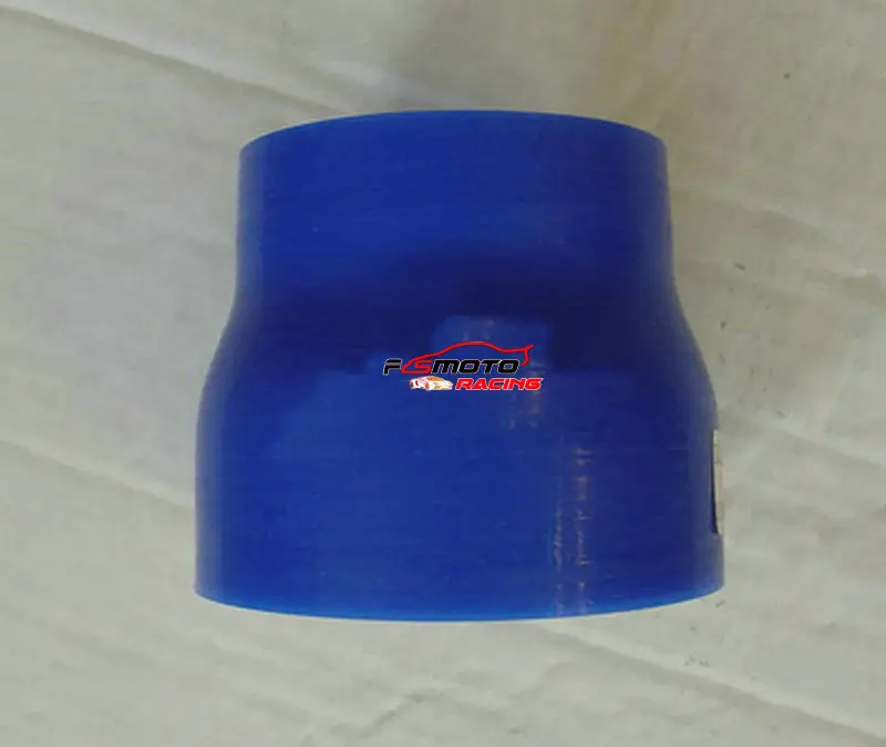 2,7" to3" Прямой силиконовый шланг редуктор Turbo70-76mm интеркулер труба шланг синий