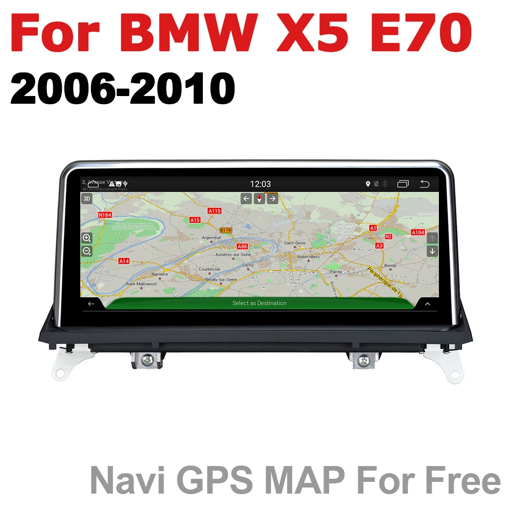 Автомагнитола на Android GPS мультимедийный плеер для BMW X5 E70 2006 2007 2008 2009 2010 CCC