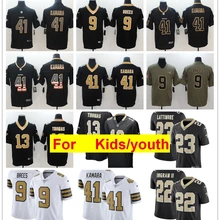 Молодежная игра в Орлеан Элвин Камара Drew Brees Marshon Lattimore Майкл Томас Марк Инграм цветные спортивные футболки