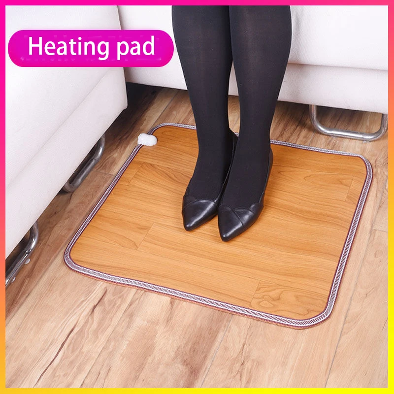 New leather heating foot pad heater electric heating pad waterproof foot pad leg heater carpet thermostat heating tool 220V