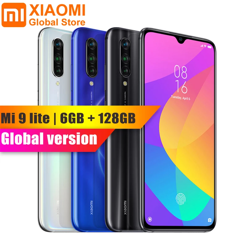 Глобальная версия Xiaomi Mi 9 Lite 6GB 128GB мобильный телефон NFC Snapdragon 710 4030mAh быстрая