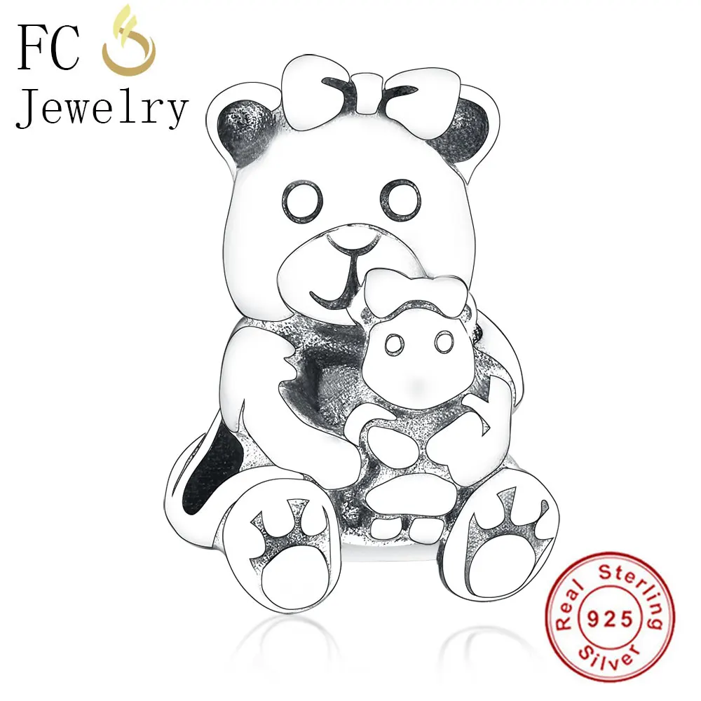 FC ювелирное изделие, браслет Pandora, 925 серебро, морской коралл, золото, раковина для рыбы, голубой тигровый глаз, ангел, камень, бисер, Berloque, сделай сам