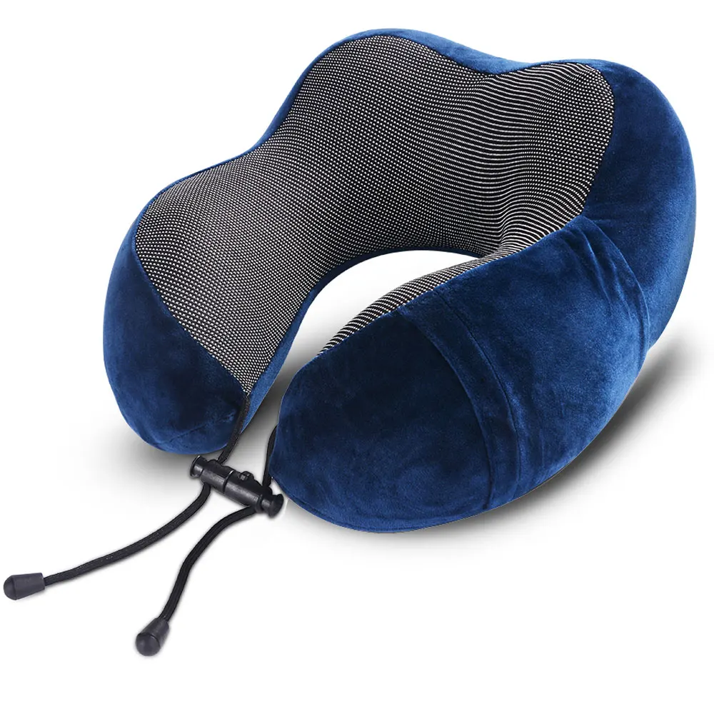 U-образная подушка для путешествий, подушка из пены с эффектом памяти для шеи, подушка для самолета, автомобиля, летной головы, поддержки подбородка, подушка для офиса, подушки для сна