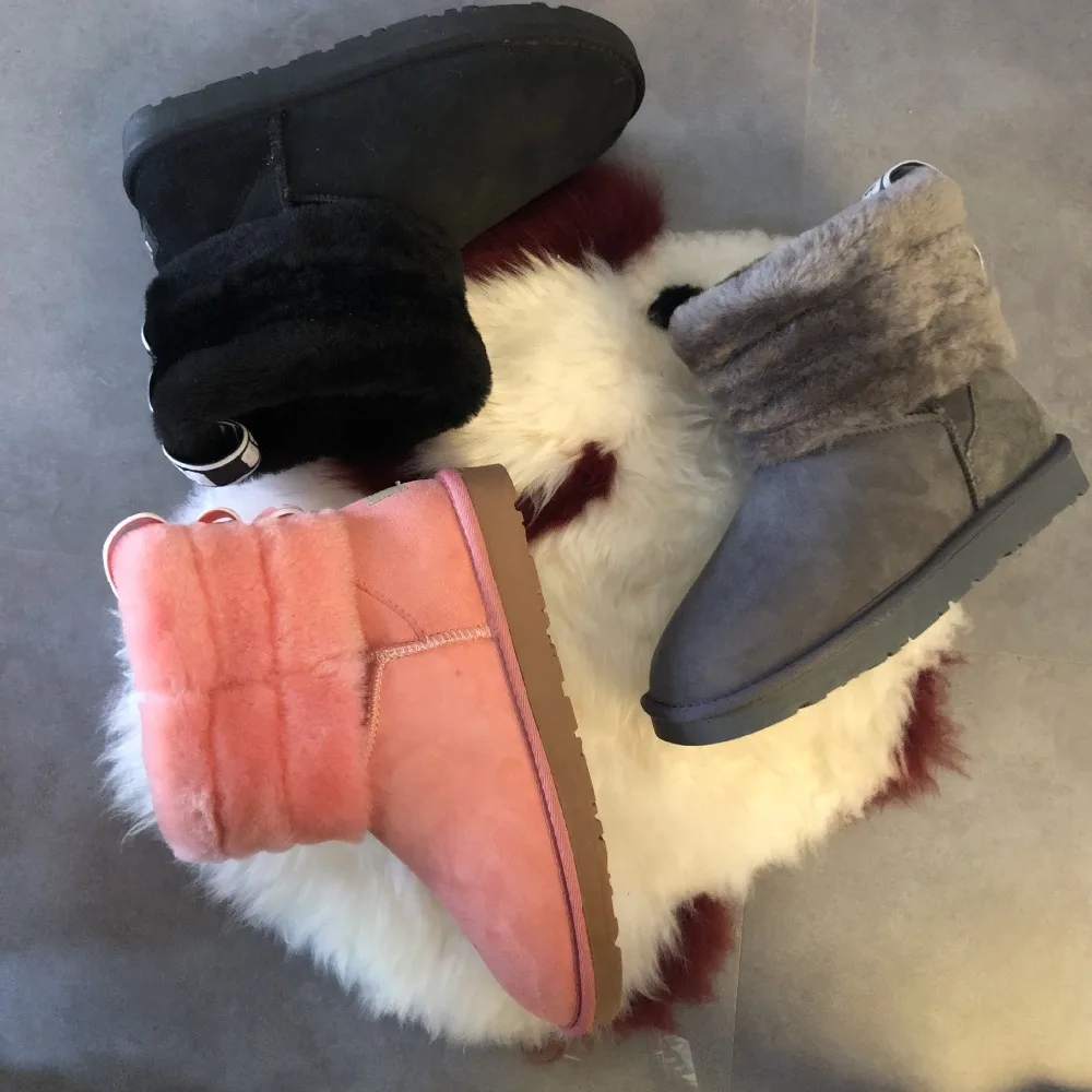 Популярная новинка; женские зимние ботинки в австралийском стиле; кашемировая куртка; зимние теплые ботинки для катания на лыжах; бренд Ivg; женская обувь; размеры US3-12