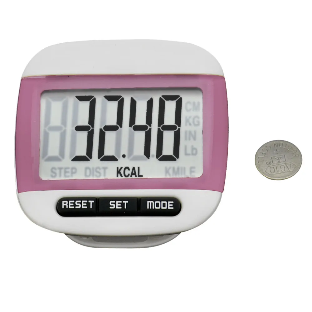 HIINST LCD Digital Step Pedometer Walking Calorie Counter Distance Run Belt Clip New Smart Health Fitness Sport Pedometer 319