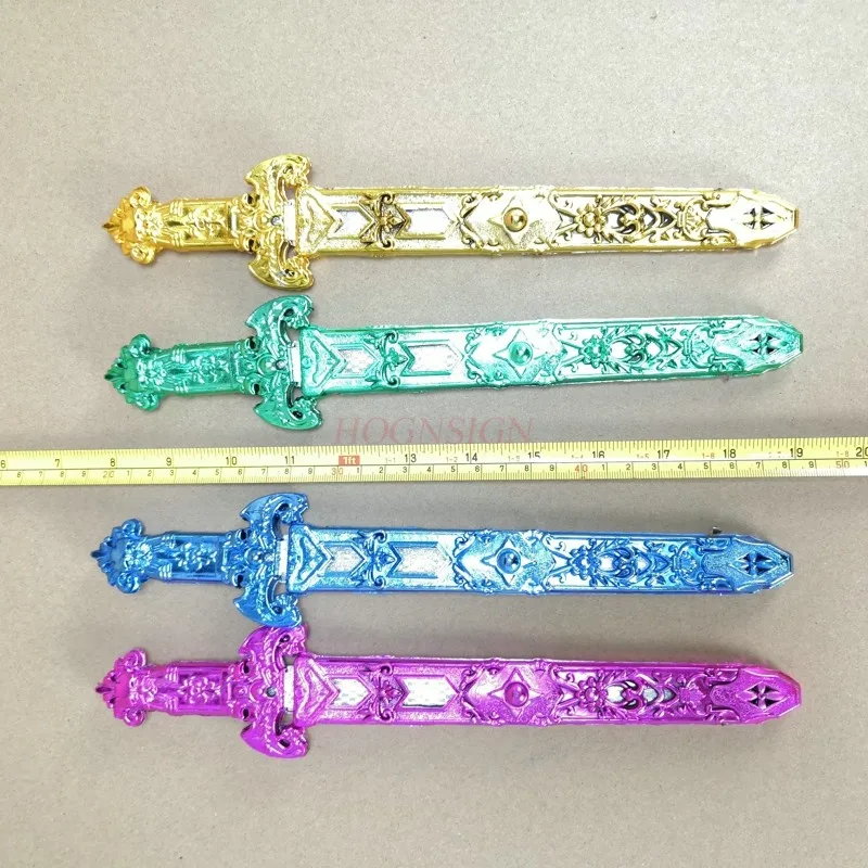 Length 27cm sword for children Plastic Swords for child Toy Swords Performance Props Swords Belted Swords Princes Swords Toy 2
