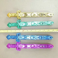 Length 27cm sword for children Plastic Swords for child Toy Swords Performance Props Swords Belted Swords Princes Swords Toy 2